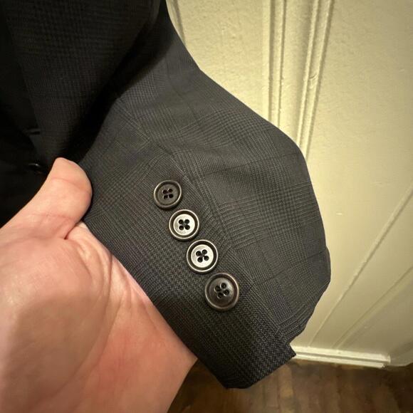 Karl Lagerfeld Paris Verrier Men's Blazer Jacket Color Charcoal Size 42R - Picture 5 of 7